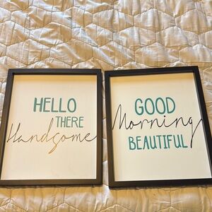 Black and White Wall Decor Set